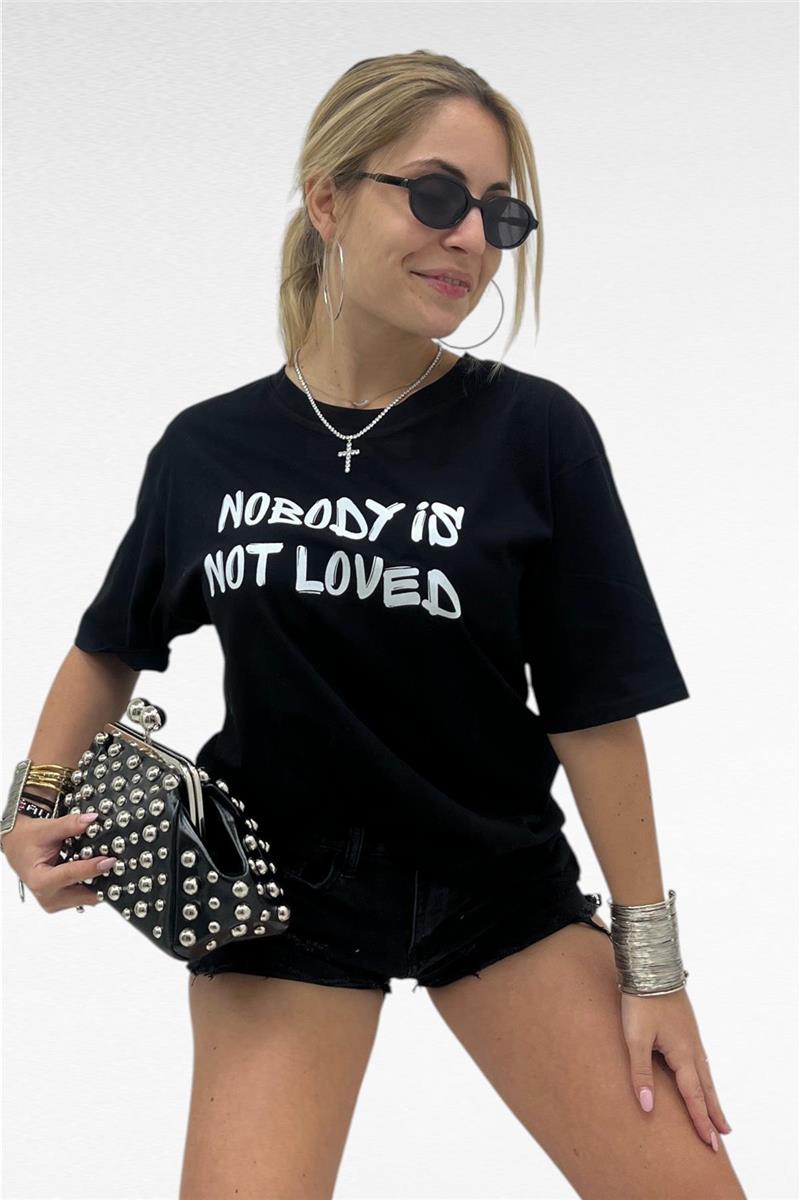 t-shirt over nobody is not loved